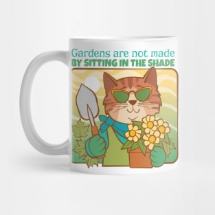Gardening Cat Mug